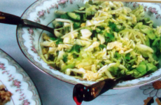 Простой салат из капусты. Азербайджанская кухня