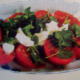 Азербайджанский салат из помидоров с брынзой